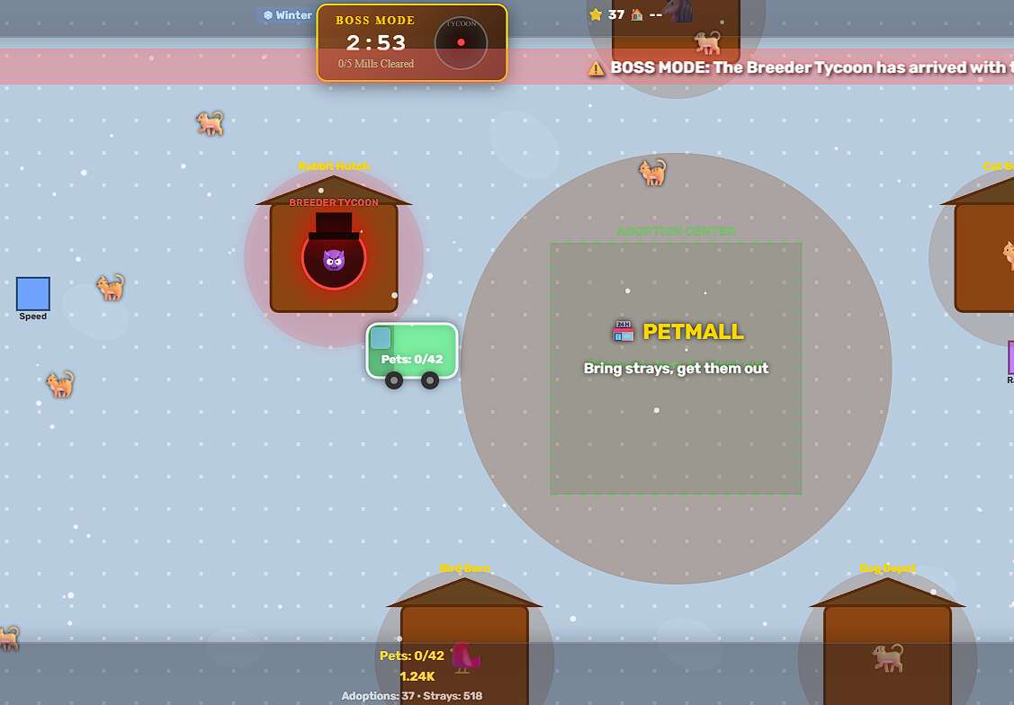 ein screenshot von dem kreatur io-game adoptar.io